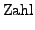 $\displaystyle \mathrm{Zahl}$